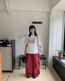 Friendy Tomato Printing Short Sleeve Tee