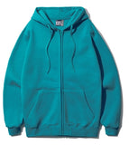 950g Original Plain Zip-Up Hoodie