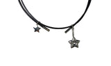 Reubi Star Pendant Leather Strap Necklace