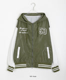 Hayats Color Matching Over Hood Zip-Up