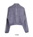 LINE HALF ZIP-UP KNIT