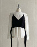 Bello Bustier Layered Blouse