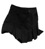 V mini pleats skirt