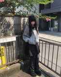 Hidden Shirring Windbreaker String Jacket