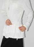 SHIRRING LAYER LONGSLEEVE