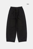 Airy wide balloon cotton pants