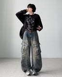 Ambition Rivet Cargo Denim