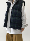 CHECK PADDING VEST