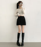 A-line Winter Mini Skirt