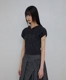 Kaya Shirred Hoodie