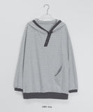 Hamii Pocket Stripe Hoodie