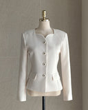 Leage Heart Neck Jacket