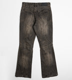 EYELET BROWN BOOTS CUT PT