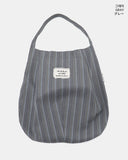 Soan Stripe Patch Big Shoulder Bag