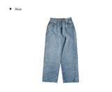 Kanti Wide Cut Washing Denim Pants