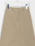 Fidio banding peach fuzz long skirt