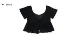 Quni Frill Bolero Strap Cardigan