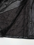 2BB QUILTING LEATHER COAT