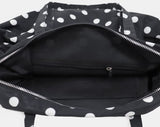 Pidil Dot Button Nylon Shoulder Bag