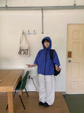 Dewone Parachute Banding String Jogger Pants