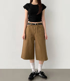 Amecaji Street Bermuda Three Quarter Cotton Pants