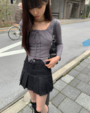 Blem Ribbon Strap Cutting T-Shirt
