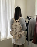 Mukkin Dot Buckle Pocket Backpack