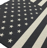 American flag chiffon scarf