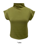 INVIVE HALF NECK SLEEVE T