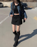 Lepe cargo mini skirt pants