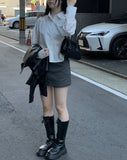 Ethan Basic Crop Shirt