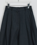 Ald Pin Tuck Banding Bermuda Cotton Pants