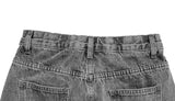 Nuts Washing Denim Mini Skirt