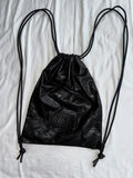 Leather String Patch Bag
