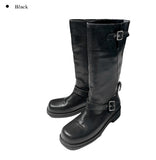 Hami Two-Way Biker Middle Boots