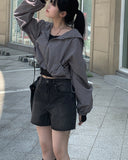 Nulls Damage Short Denim Pants