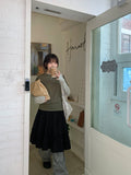 Enniki Flower Banding Frill Midi Skirt