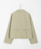 Hipna collar button short coat