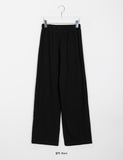 Fenme Brushed Banding Layered Pants
