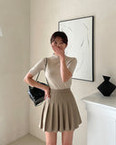 All-Time Plain Half Turtleneck Knit