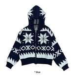 NORDIC KNIT HOODIE