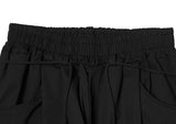 Horse Banding Strap Wide Pin Tuck Pants