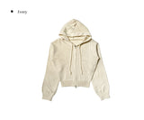 Fabi Two-Way Knit Hood Zip-Up Cardigan