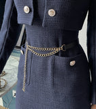 Creeren Tweed Belt One Piece Belt Set