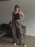 Aero zipper parachute pants