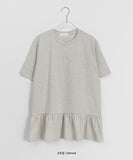 Himoe Frill Layered Short Sleeve Tee