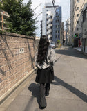 Hidden Shirring Windbreaker String Jacket