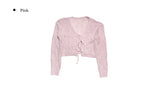 Rollin Ribbon Strap Cardigan