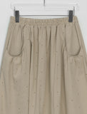 Gini Dot Balloon Long Skirt