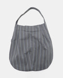 Soan Stripe Patch Big Shoulder Bag